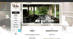 Desktop Screenshot of makikacafe.it